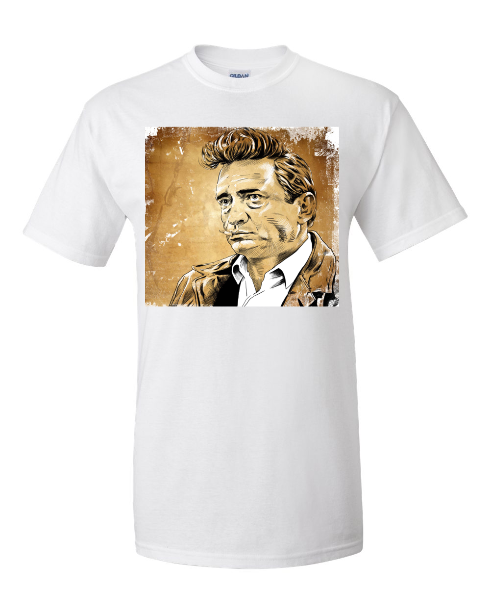 Man In Black Tee - Brett Brock Original