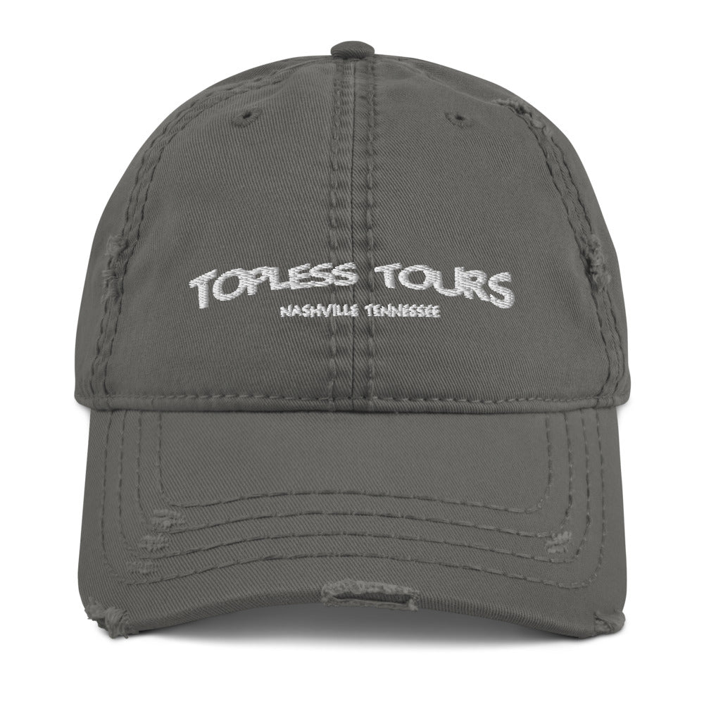 Topless Tours Distressed Dad Hat