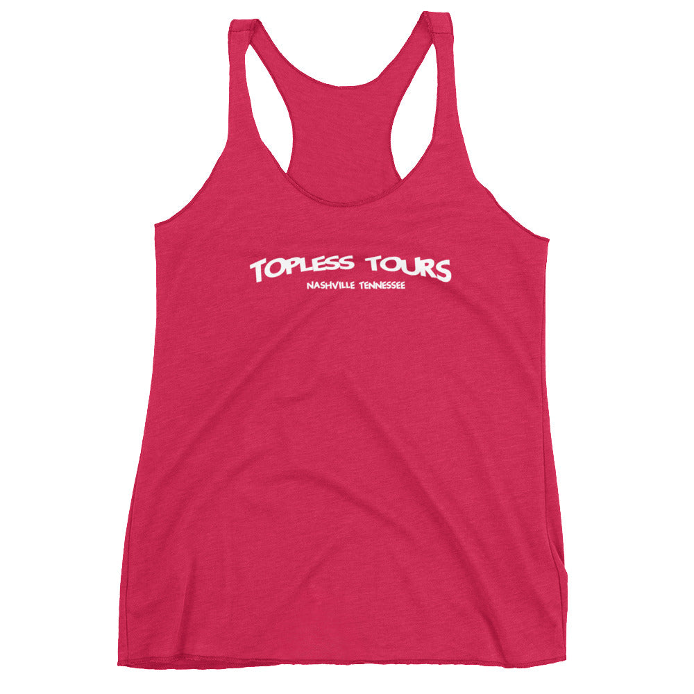 Topless Tours Women's Racerback Tank