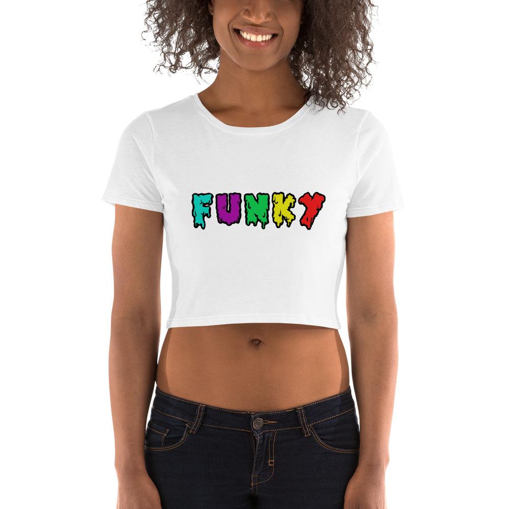 TriplePlaySqueek FUNKY Women’s Crop Tee