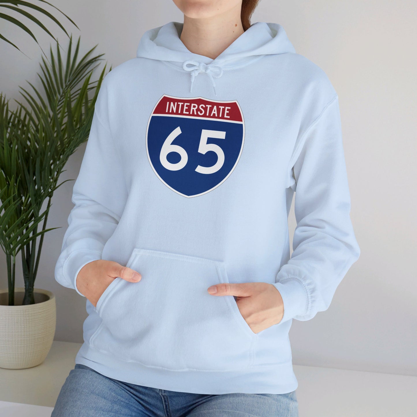 Hooded Sweatshirt - Interstate 65 North or South