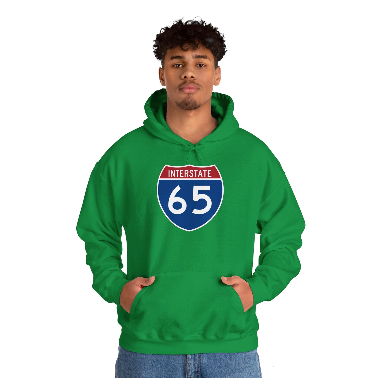 Hooded Sweatshirt - Interstate 65 North or South