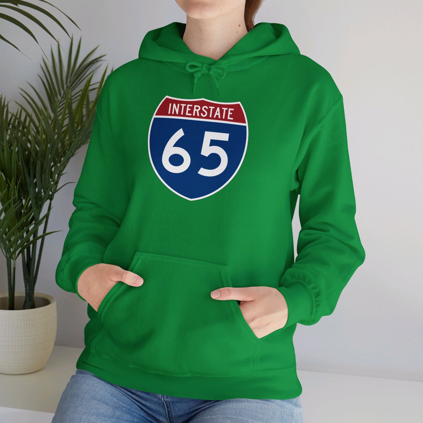 Hooded Sweatshirt - Interstate 65 North or South