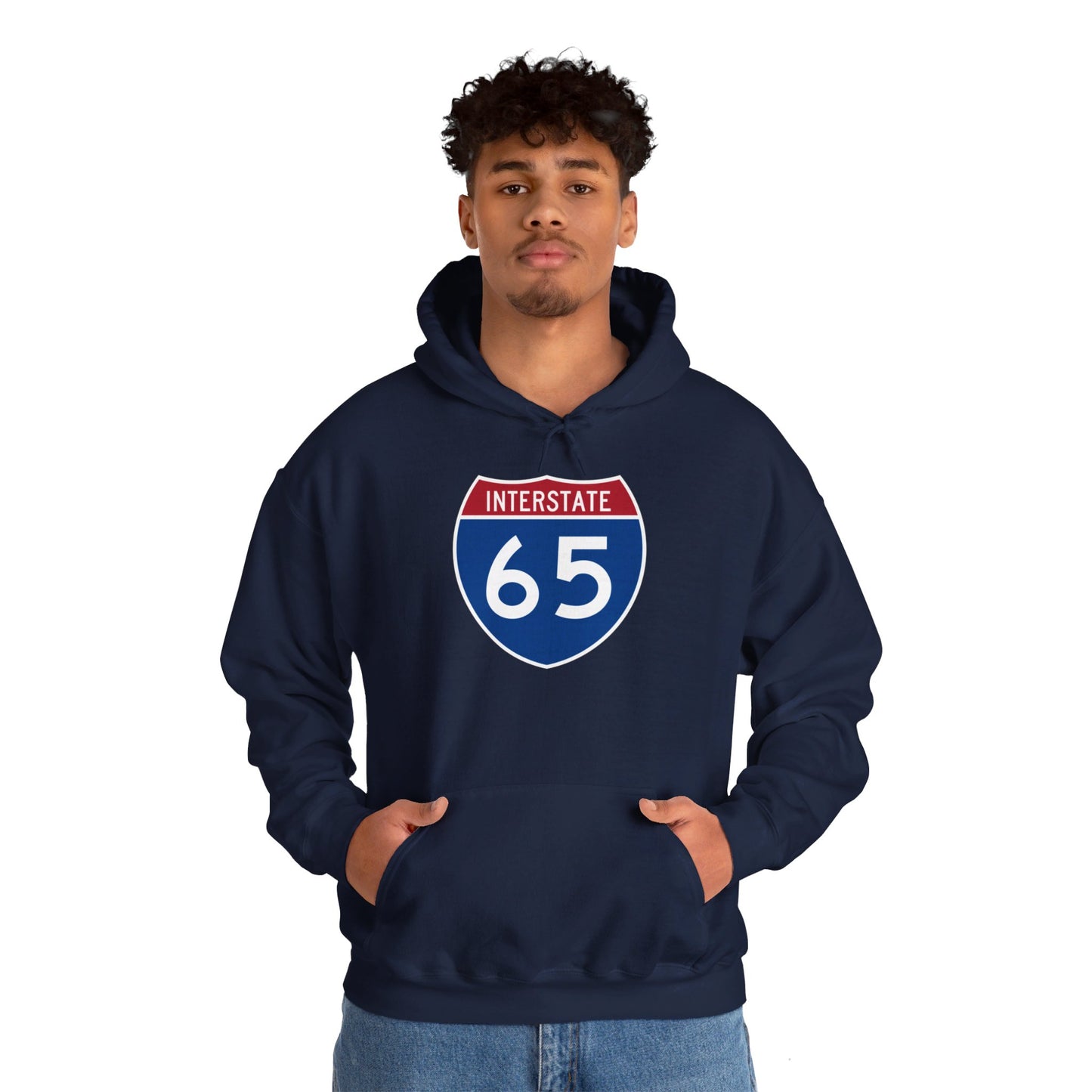 Hooded Sweatshirt - Interstate 65 North or South