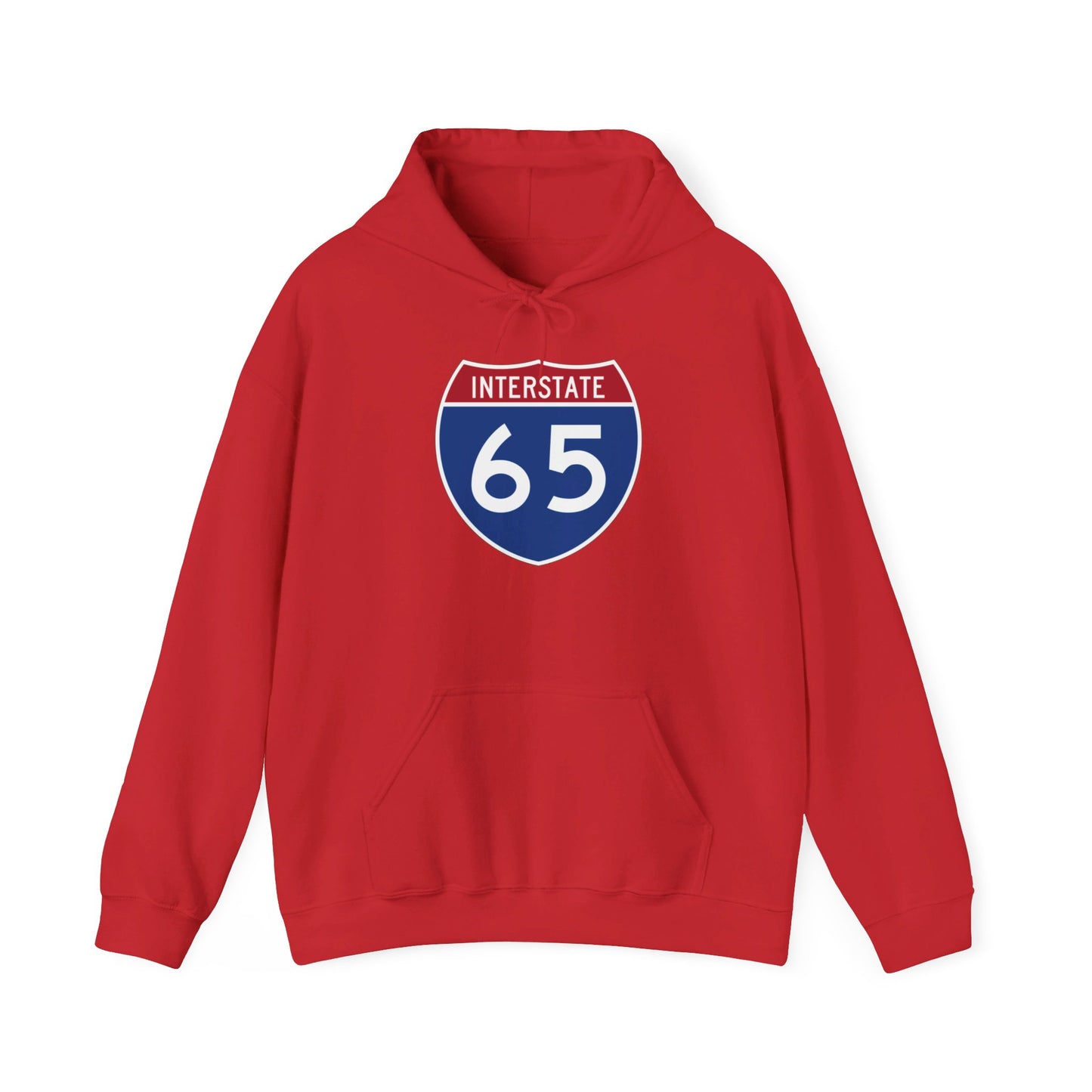 Hooded Sweatshirt - Interstate 65 North or South