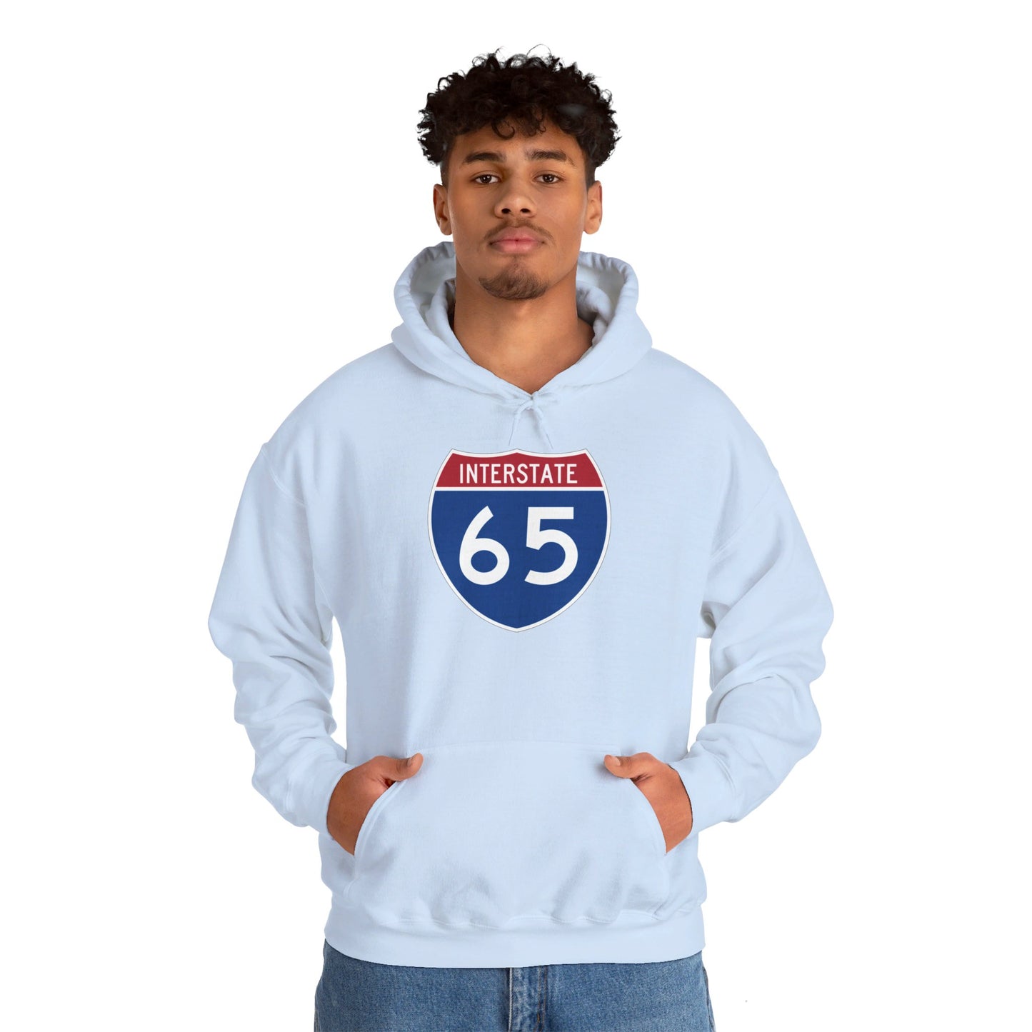 Hooded Sweatshirt - Interstate 65 North or South