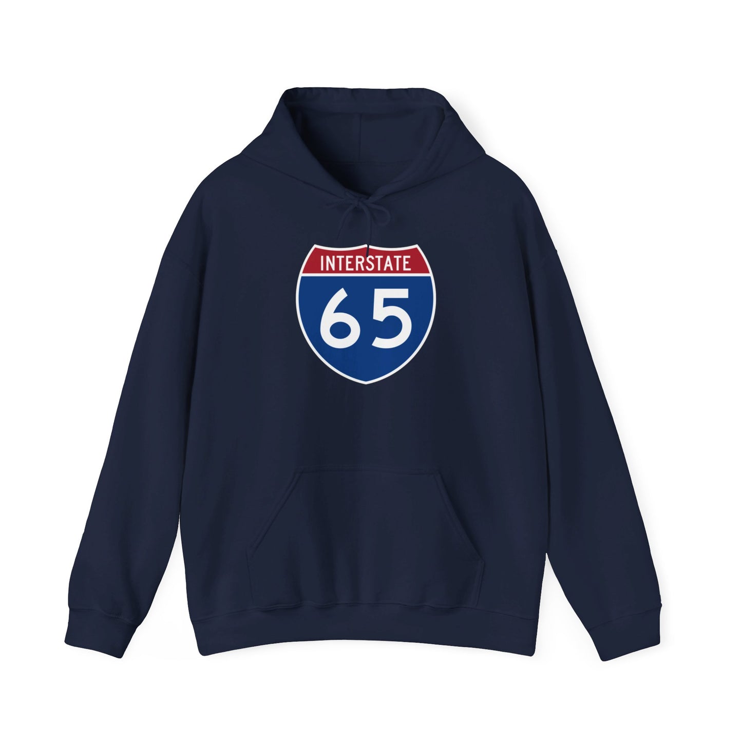 Hooded Sweatshirt - Interstate 65 North or South