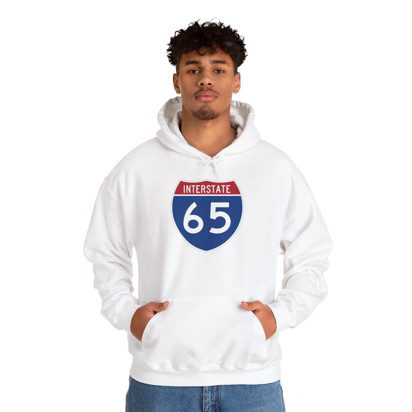 Hooded Sweatshirt - Interstate 65 North or South