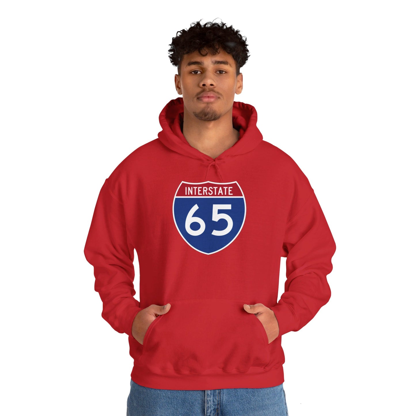 Hooded Sweatshirt - Interstate 65 North or South