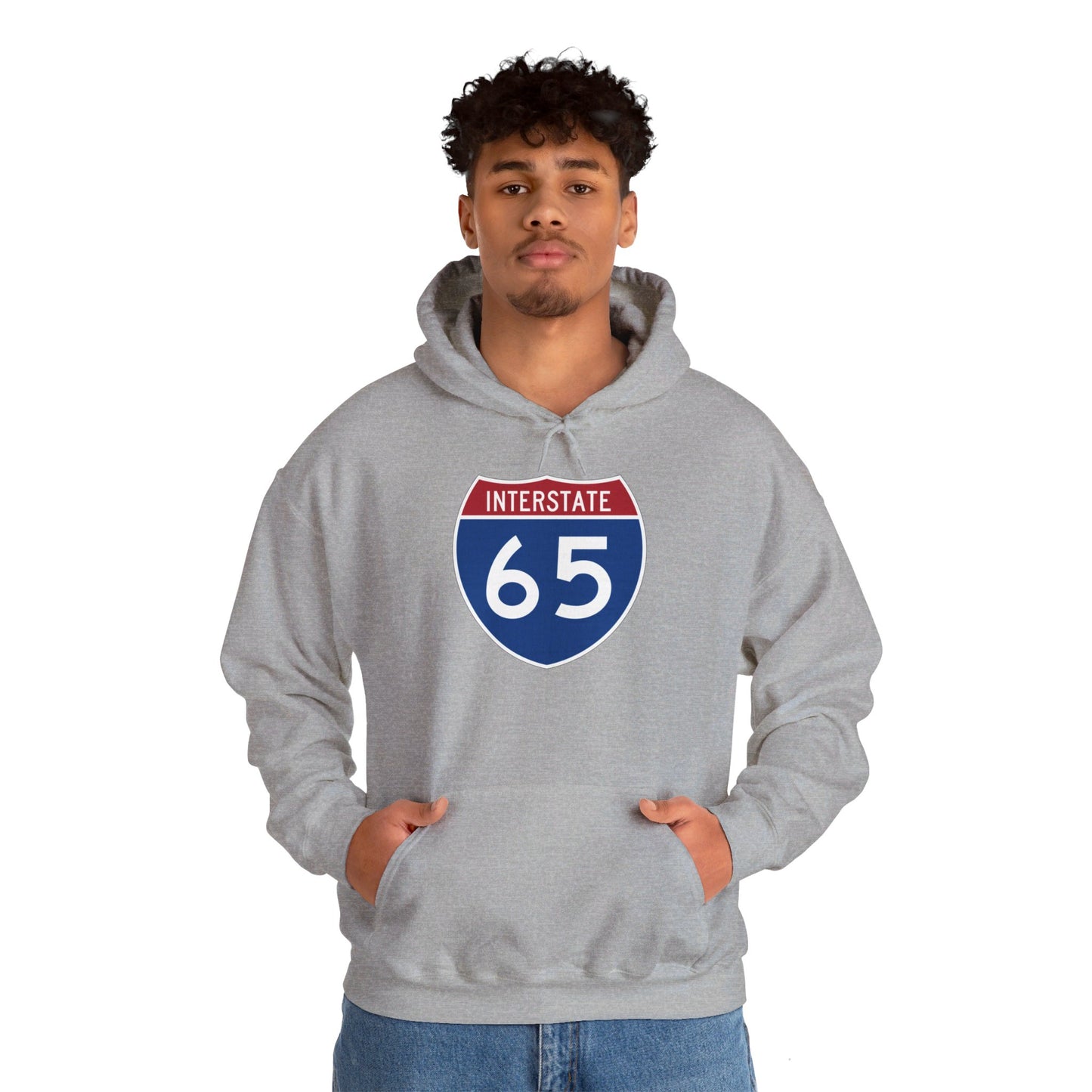 Hooded Sweatshirt - Interstate 65 North or South