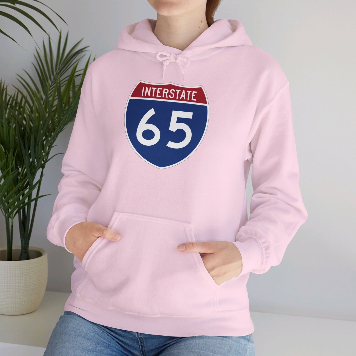 Hooded Sweatshirt - Interstate 65 North or South