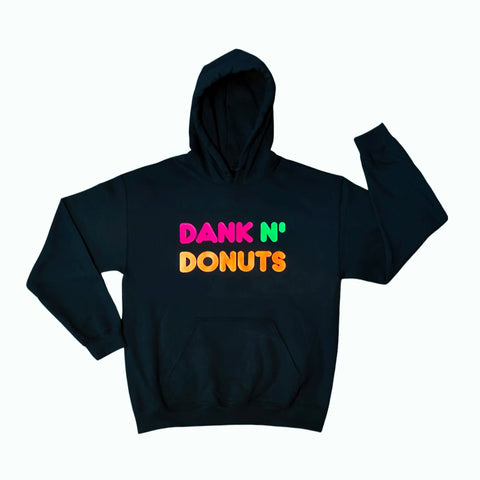 Dank N' Donuts Classic Unisex Hoodie - Black