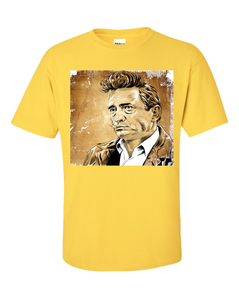 Man In Black Tee - Brett Brock Original