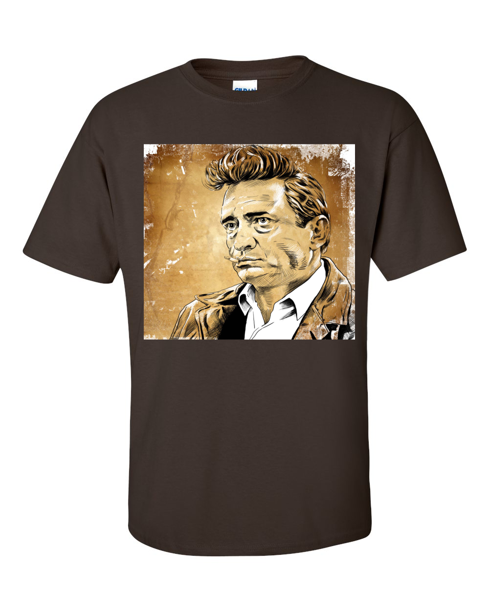 Man In Black Tee - Brett Brock Original