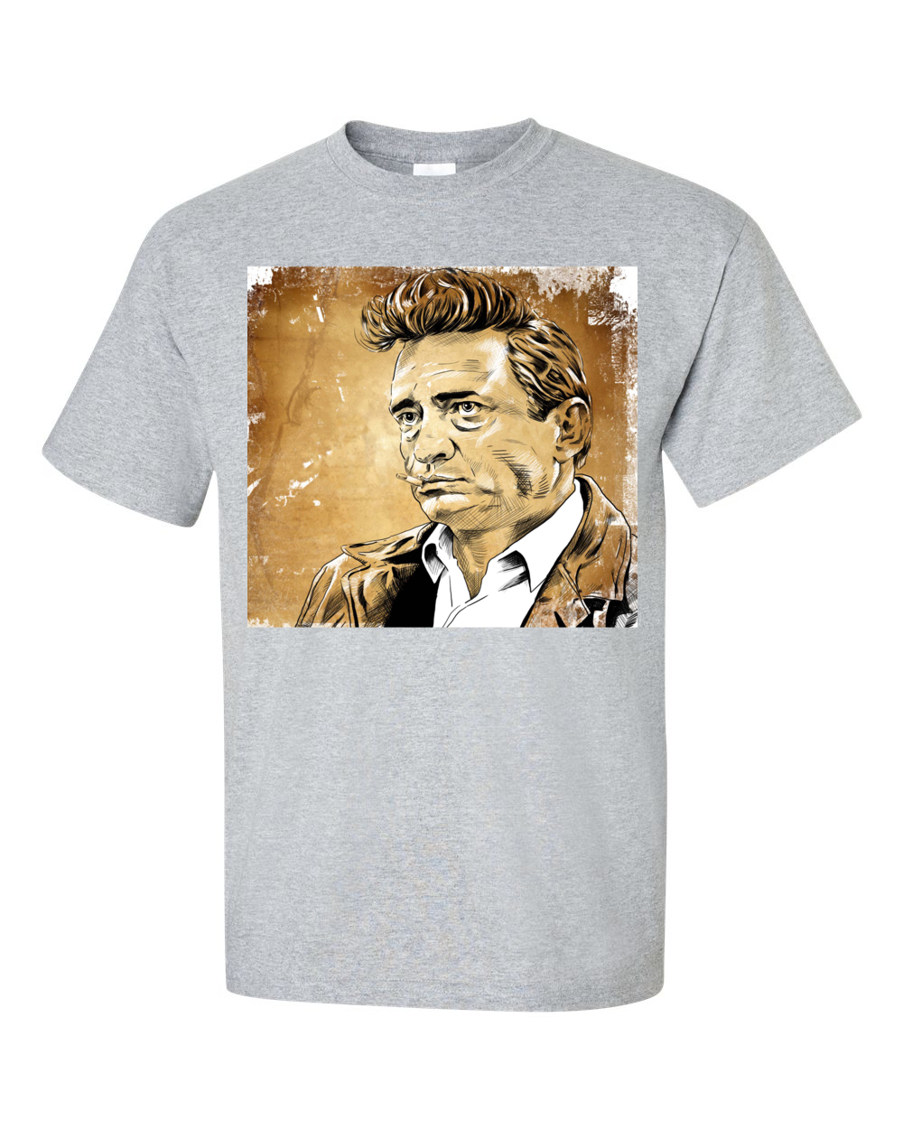 Man In Black Tee - Brett Brock Original