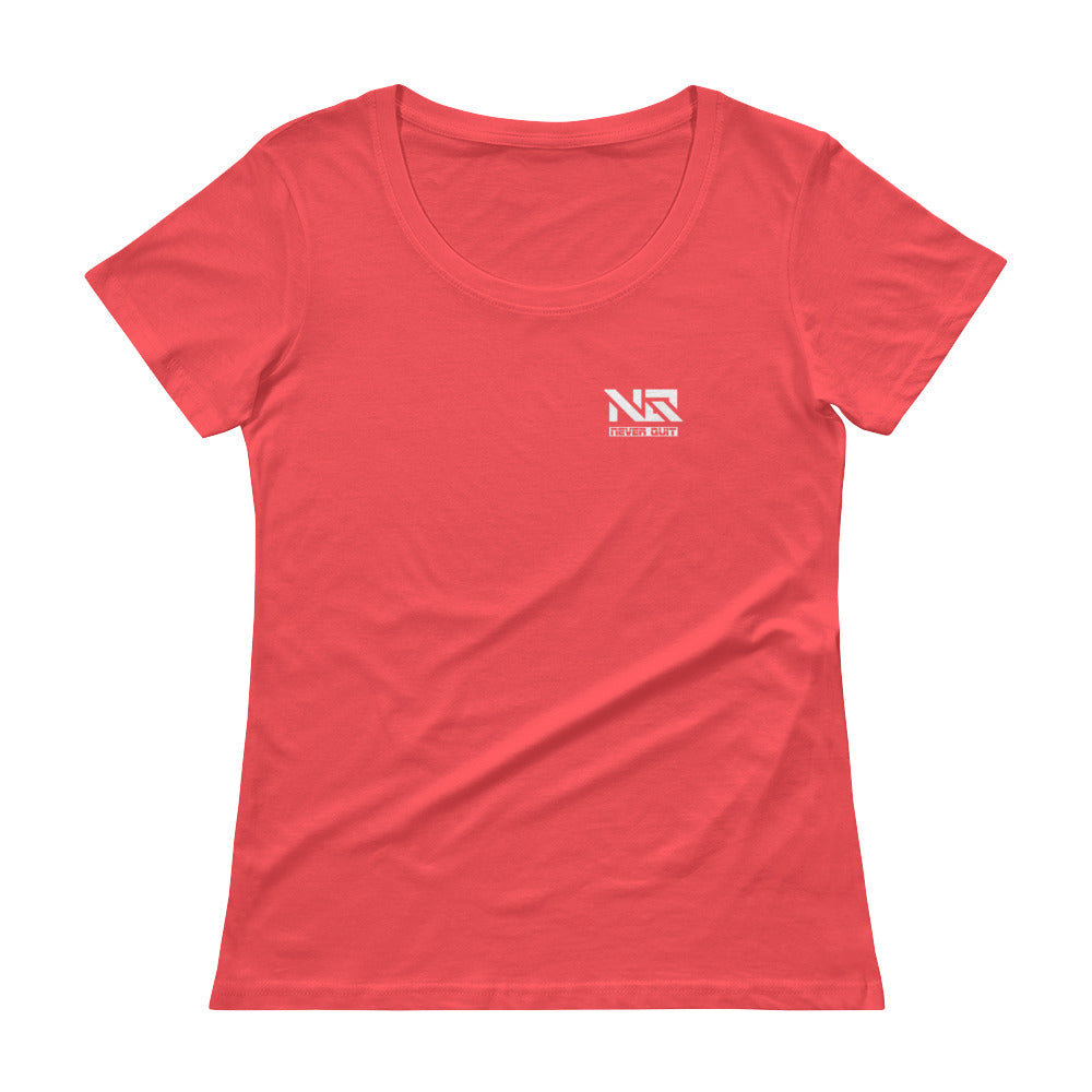 Never Quit Ladies' Scoopneck Tee