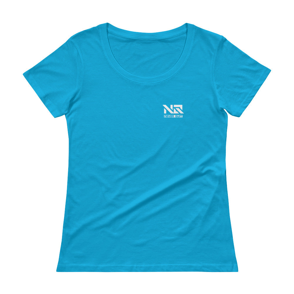 Never Quit Ladies' Scoopneck Tee