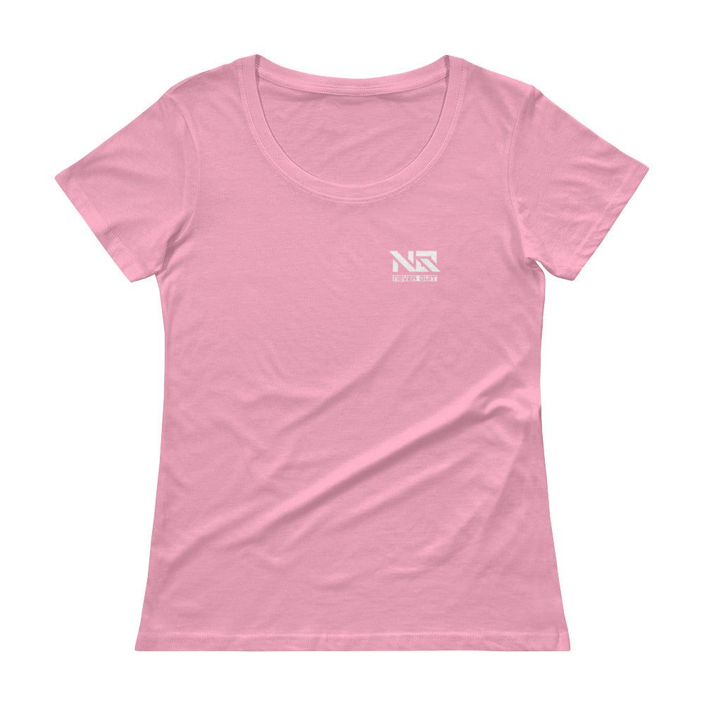 Never Quit Ladies' Scoopneck Tee