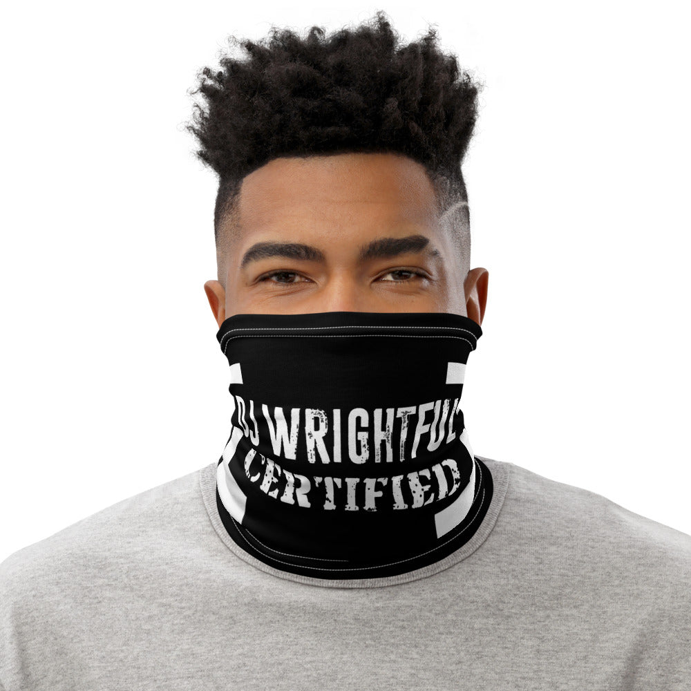 DJ Wrightful Neck Gaiter